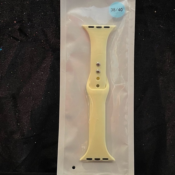 Pale Yellow 38/40 Apple Watch Band - Picture 1 of 2
